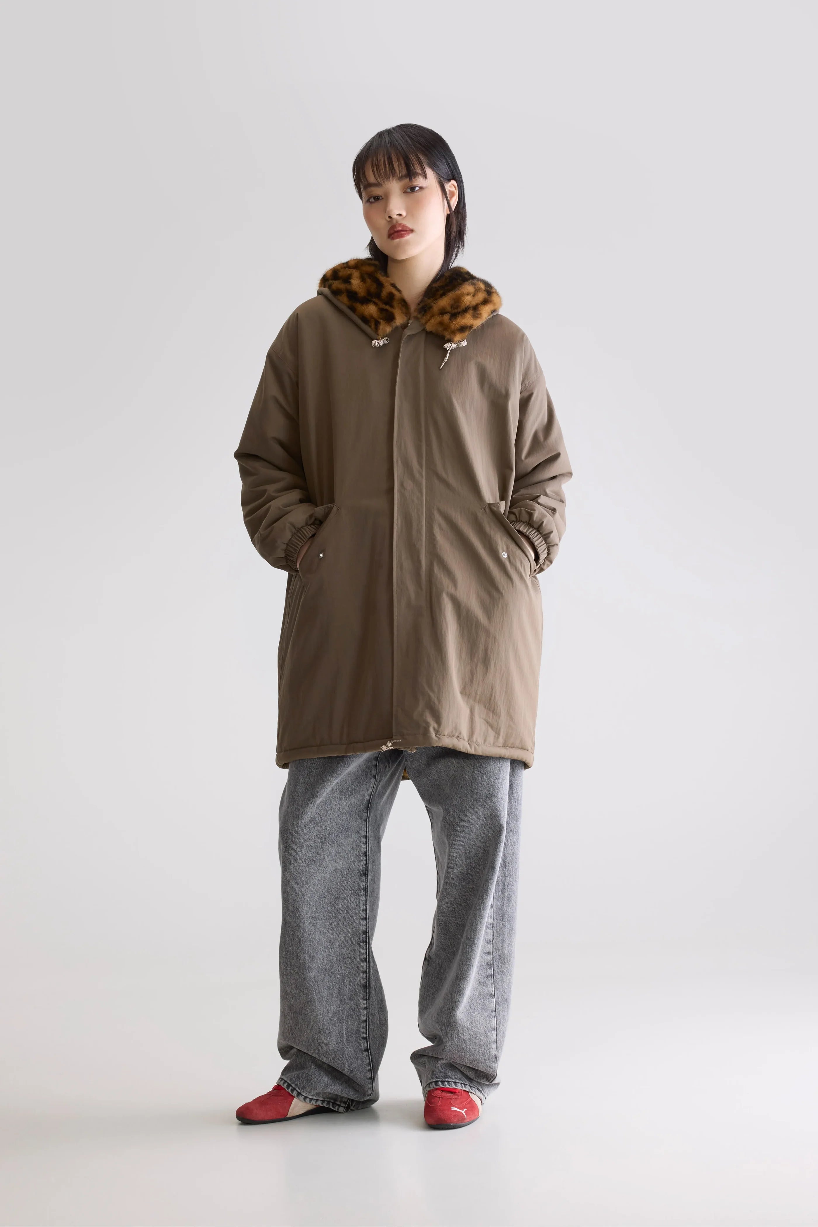 Bellerose Laos Parka Coat Sage