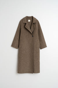 Indi & Cold Checked Coat Olive