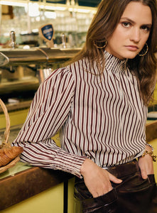 Petite Mendigote Blouse Tonia Stripes