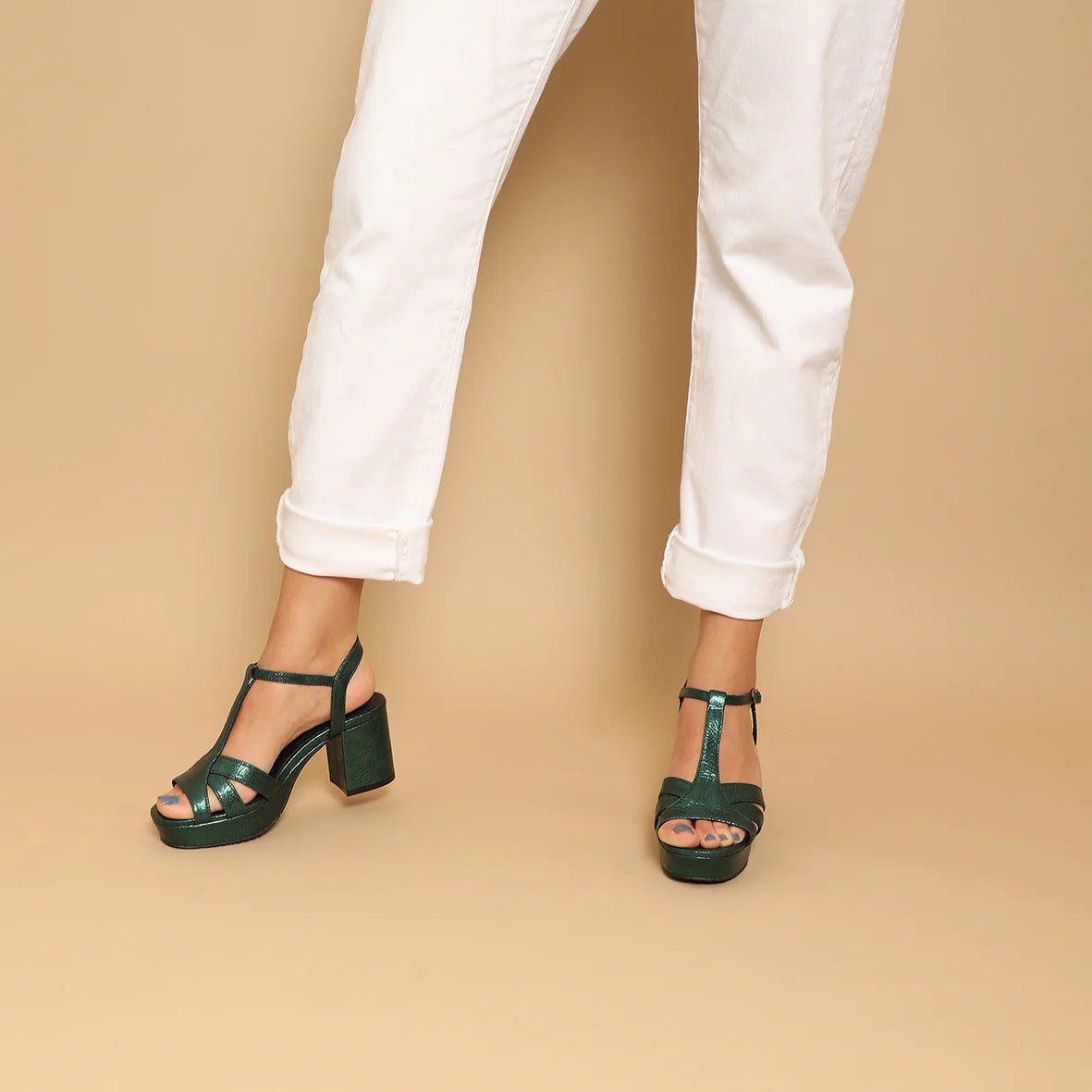 Esska Charlie Green Metallic