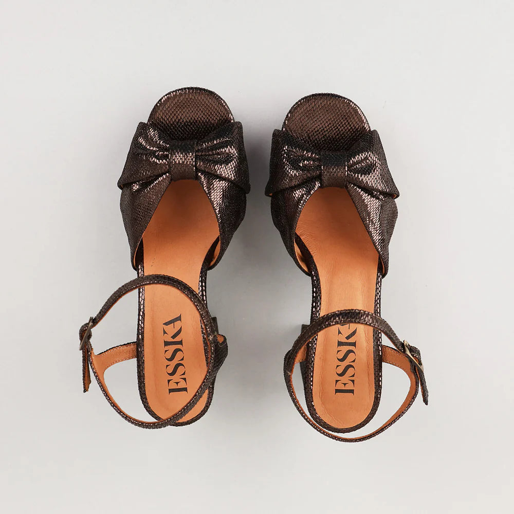 Esska Chilli Metallic Dark Brown