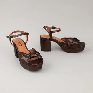 Esska Chilli Metallic Dark Brown