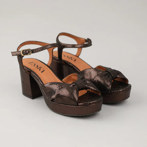Esska Chilli Metallic Dark Brown
