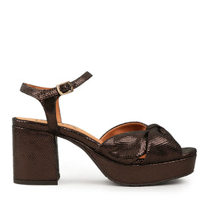 Esska Chilli Metallic Dark Brown