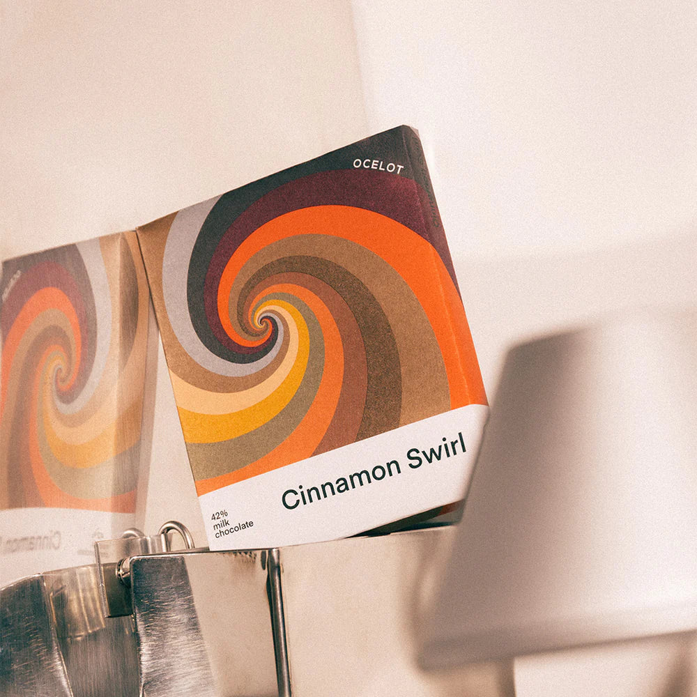 Ocelot Cinnamon Swirl - 42% milk chocolate