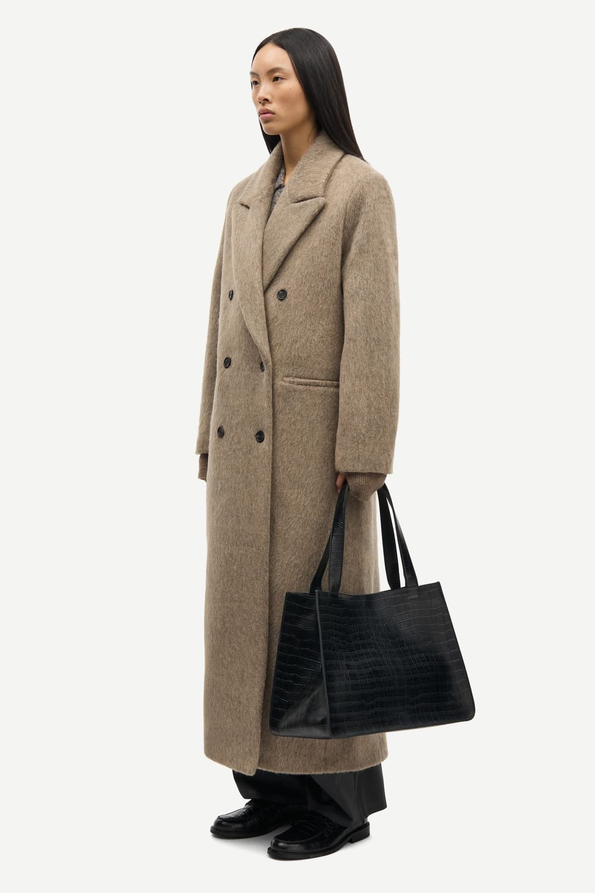 Samsoe Samsoe Sajilla Coat Pale Fossil Mel.