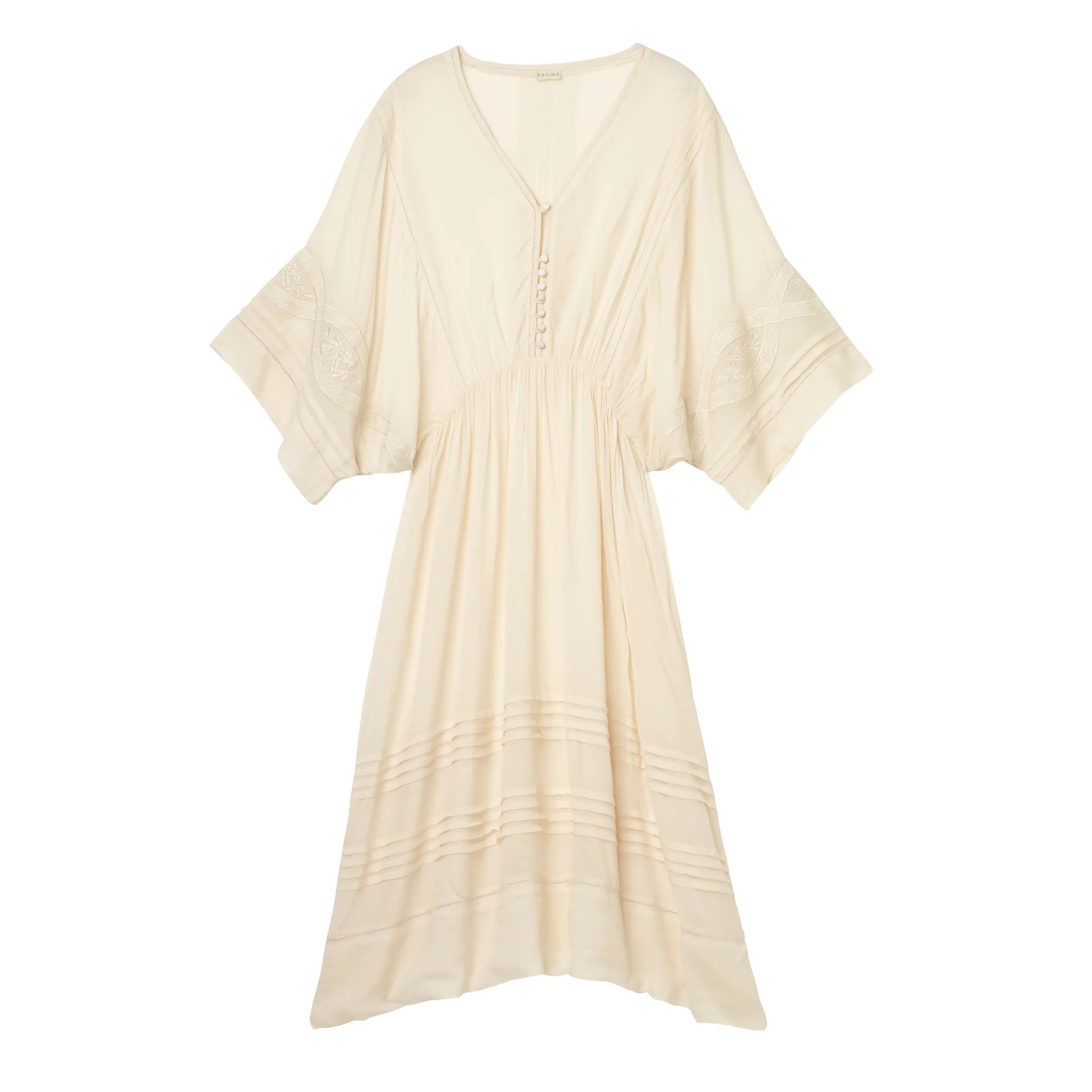 Faune Dahlia Dress Oyster