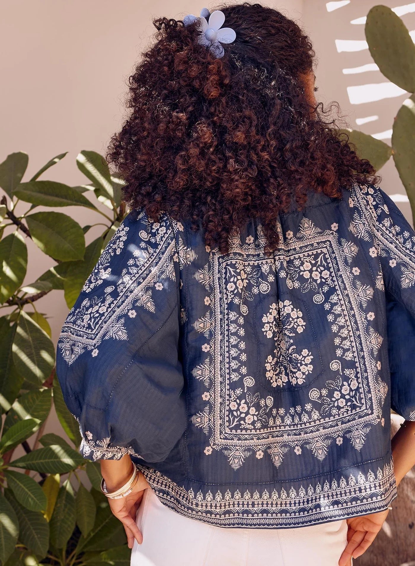 M.A.B.E Eden Jacket Indigo