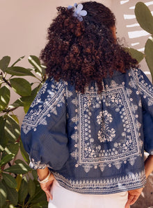 M.A.B.E Eden Jacket Indigo