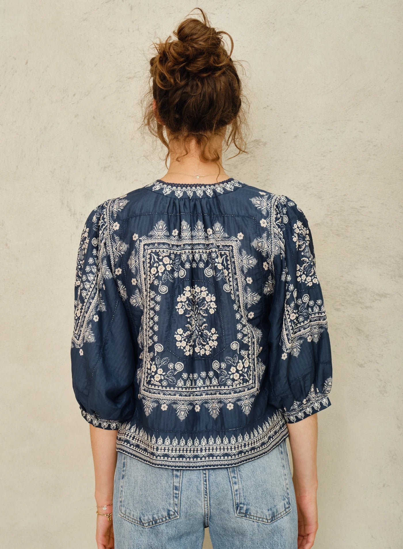 M.A.B.E Eden Jacket Indigo