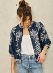 M.A.B.E Eden Jacket Indigo