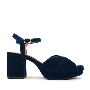Esska Chilli Blue Velvet