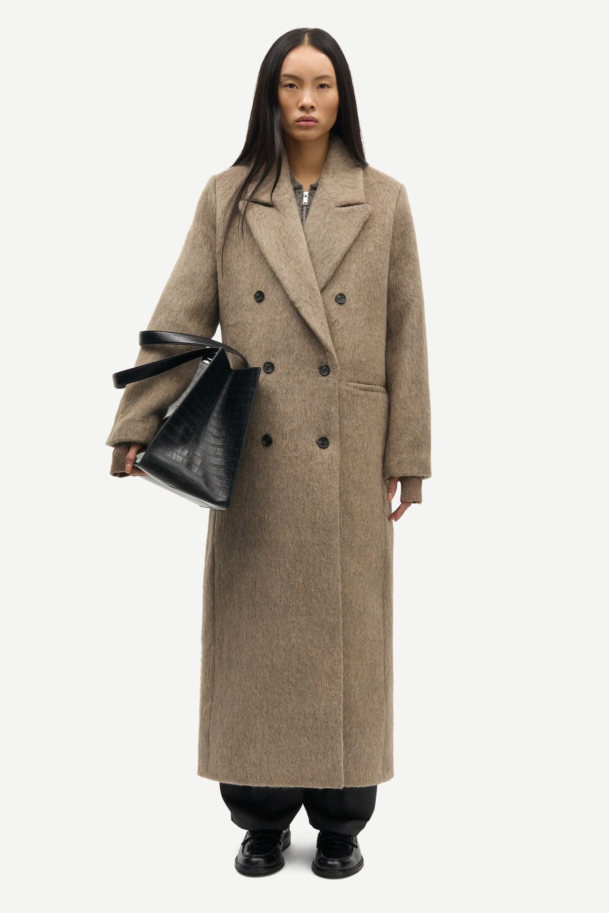 Samsoe Samsoe Sajilla Coat Pale Fossil Mel.