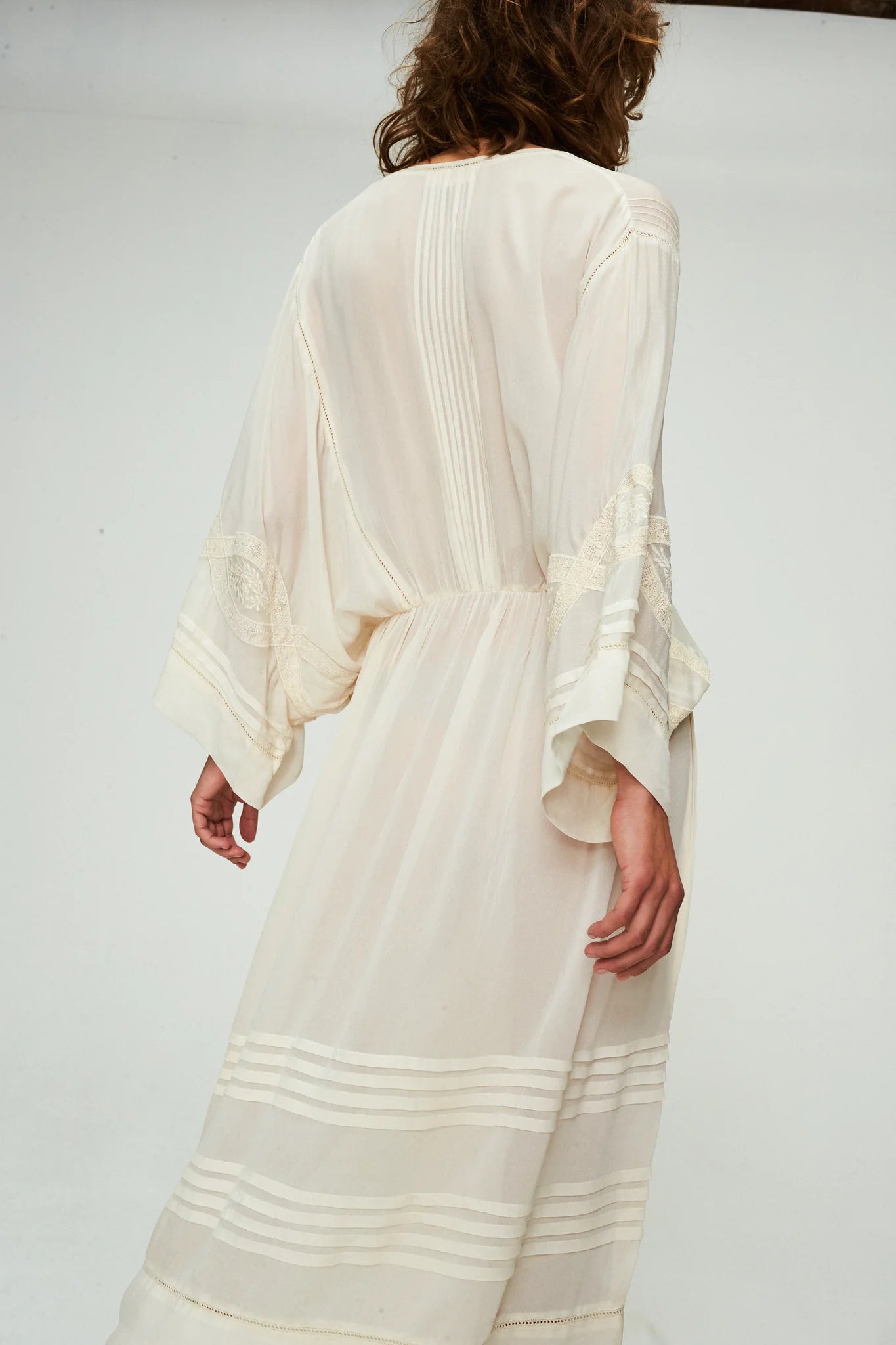 Faune Dahlia Dress Oyster