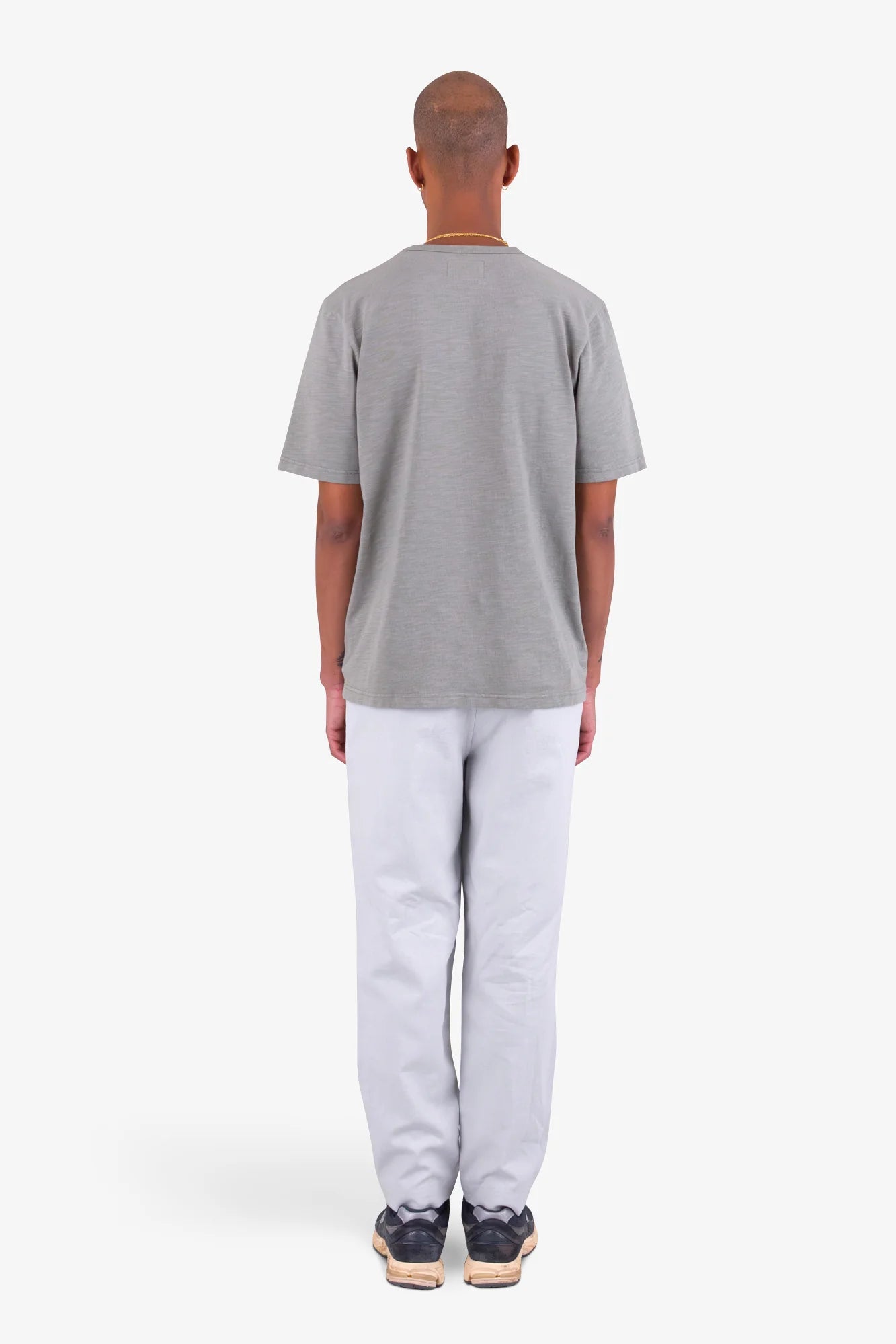 Folk Slub T Shirt Light Sage