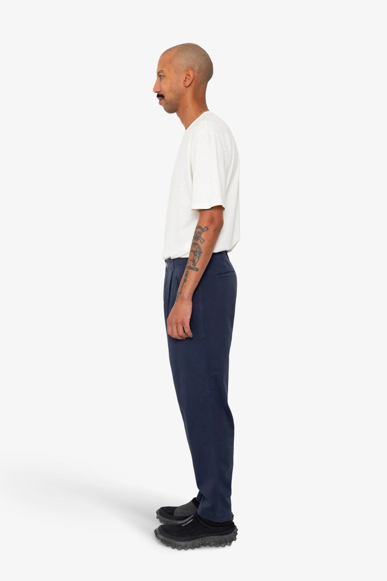Folk Assembly Pant - Ink Blue Moleskin