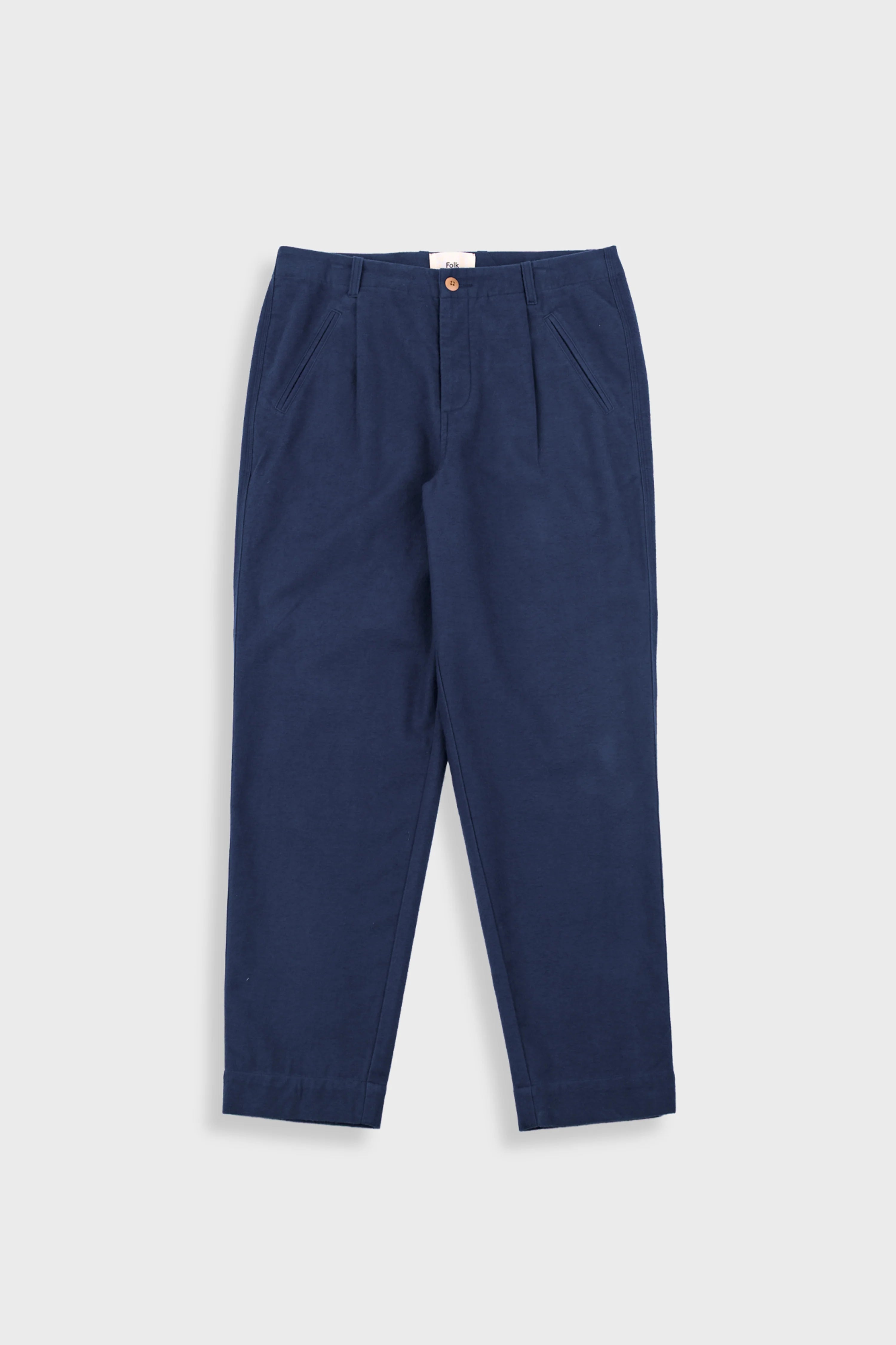Folk Assembly Pant - Ink Blue Moleskin