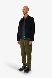 Folk Signal Blouson - Charcoal Wool Twill
