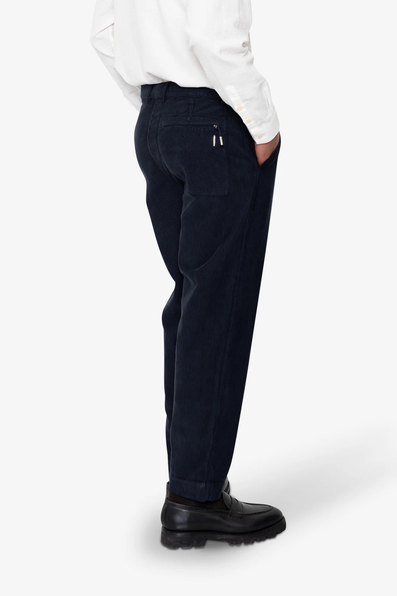 Folk Signal Pant Navy Cord
