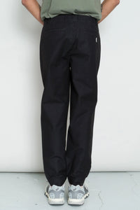 Folk Assembly Pant Soft Black Linear Texture