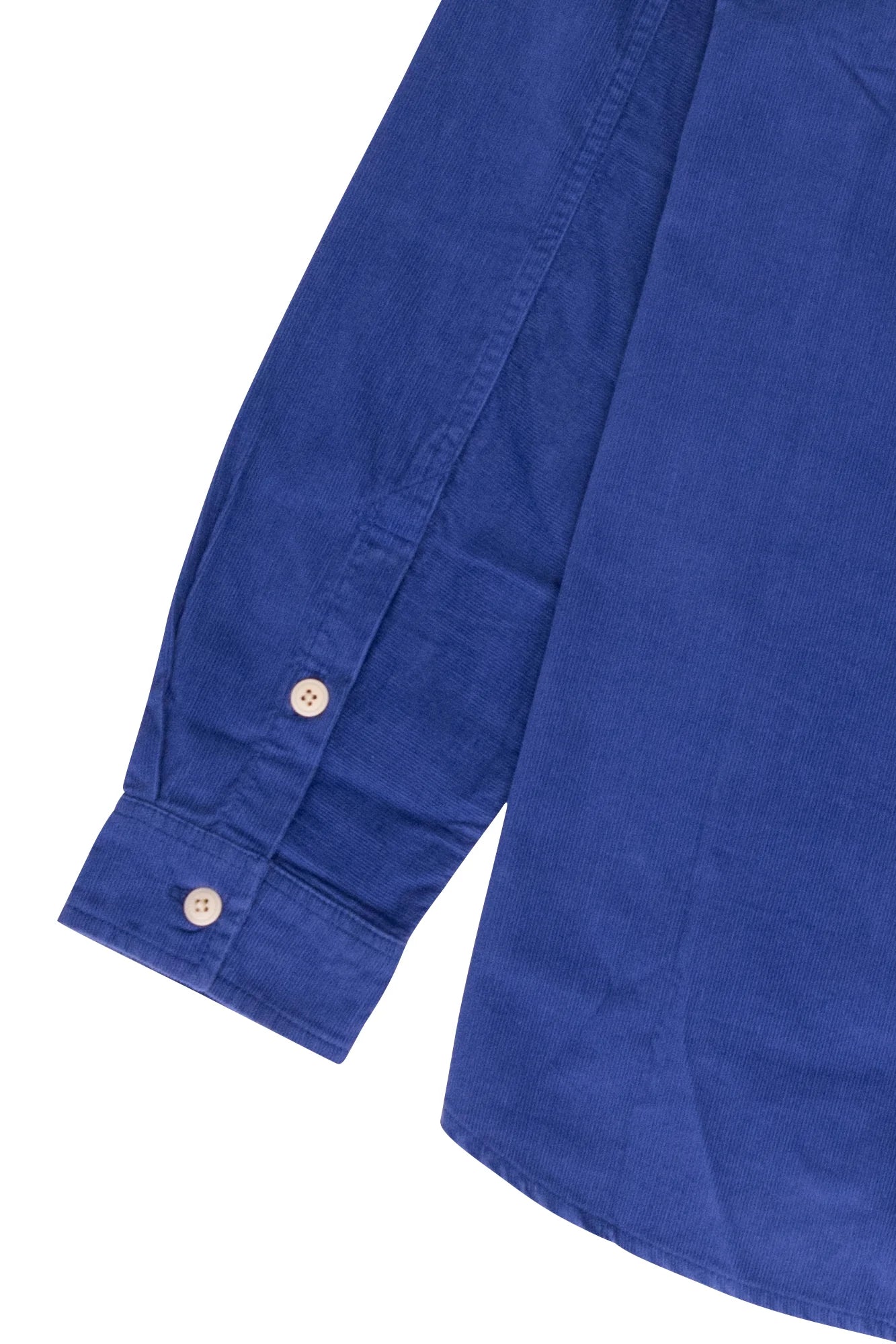 Folk Direction Babycord Shirt Bright Blue