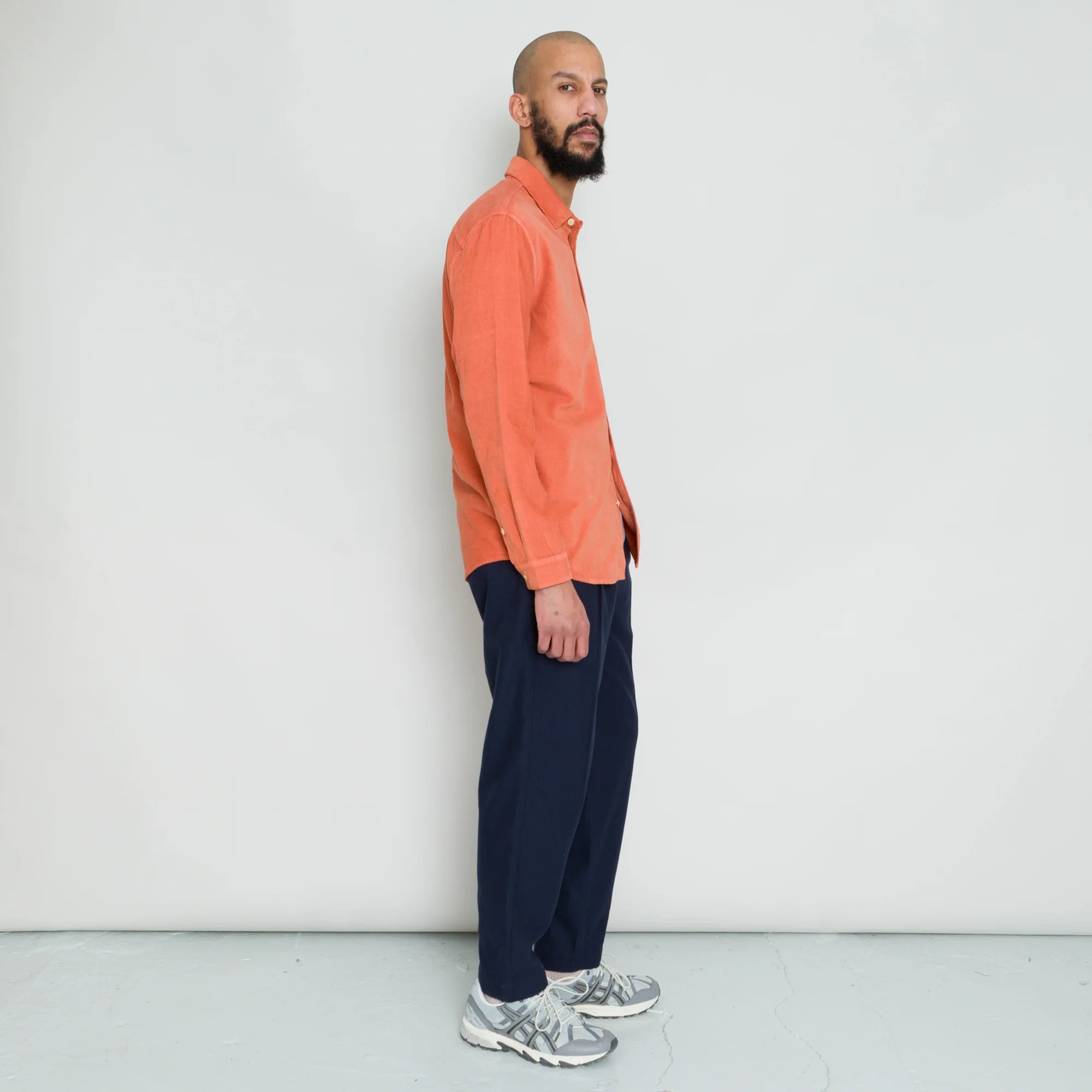 Folk Babycord Shirt Rust