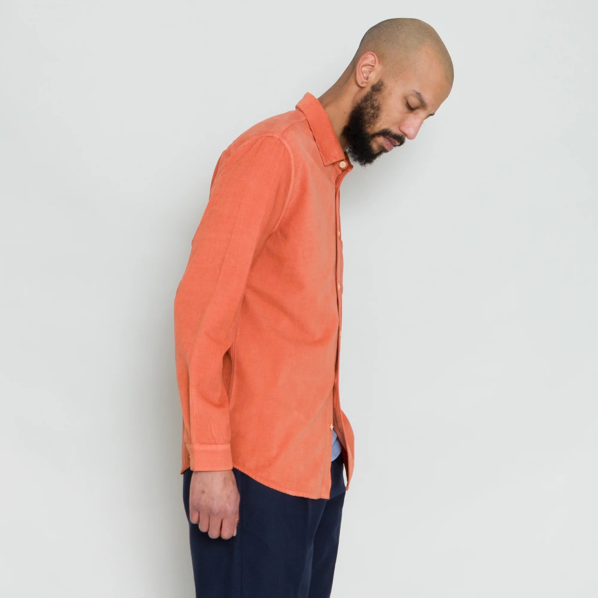 Folk Babycord Shirt Rust