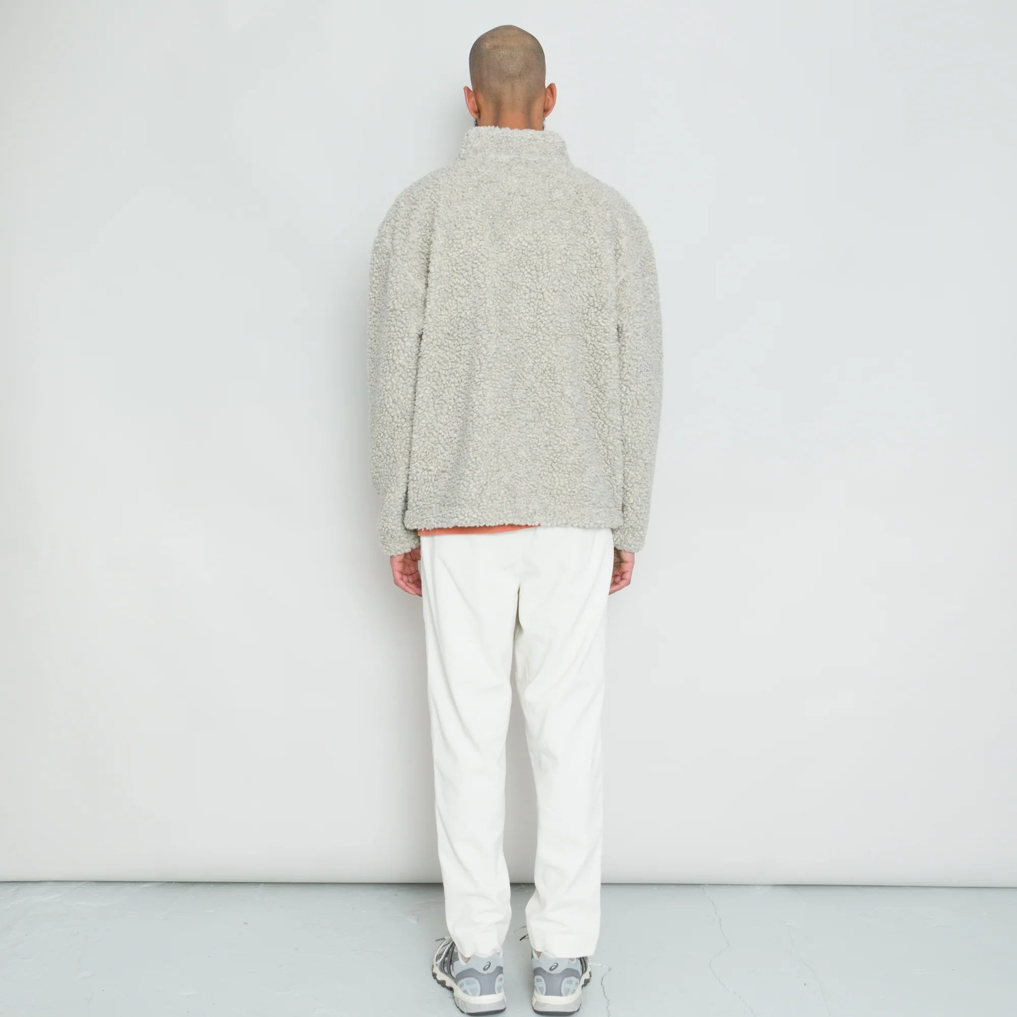 Folk Fleece Overhead Griege Curly Wool