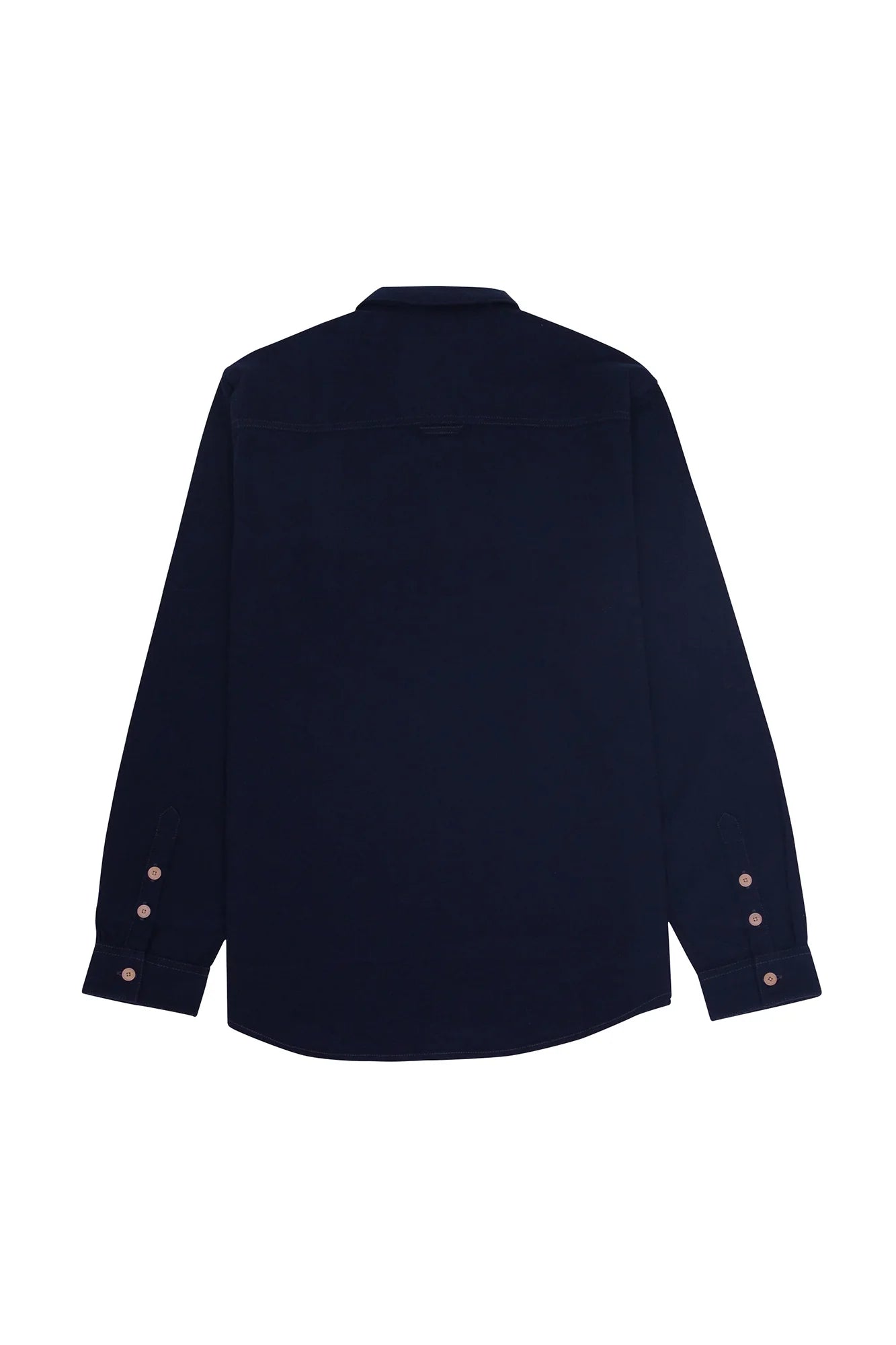 Folk Relaxed Fit Shirt Navy Flannel