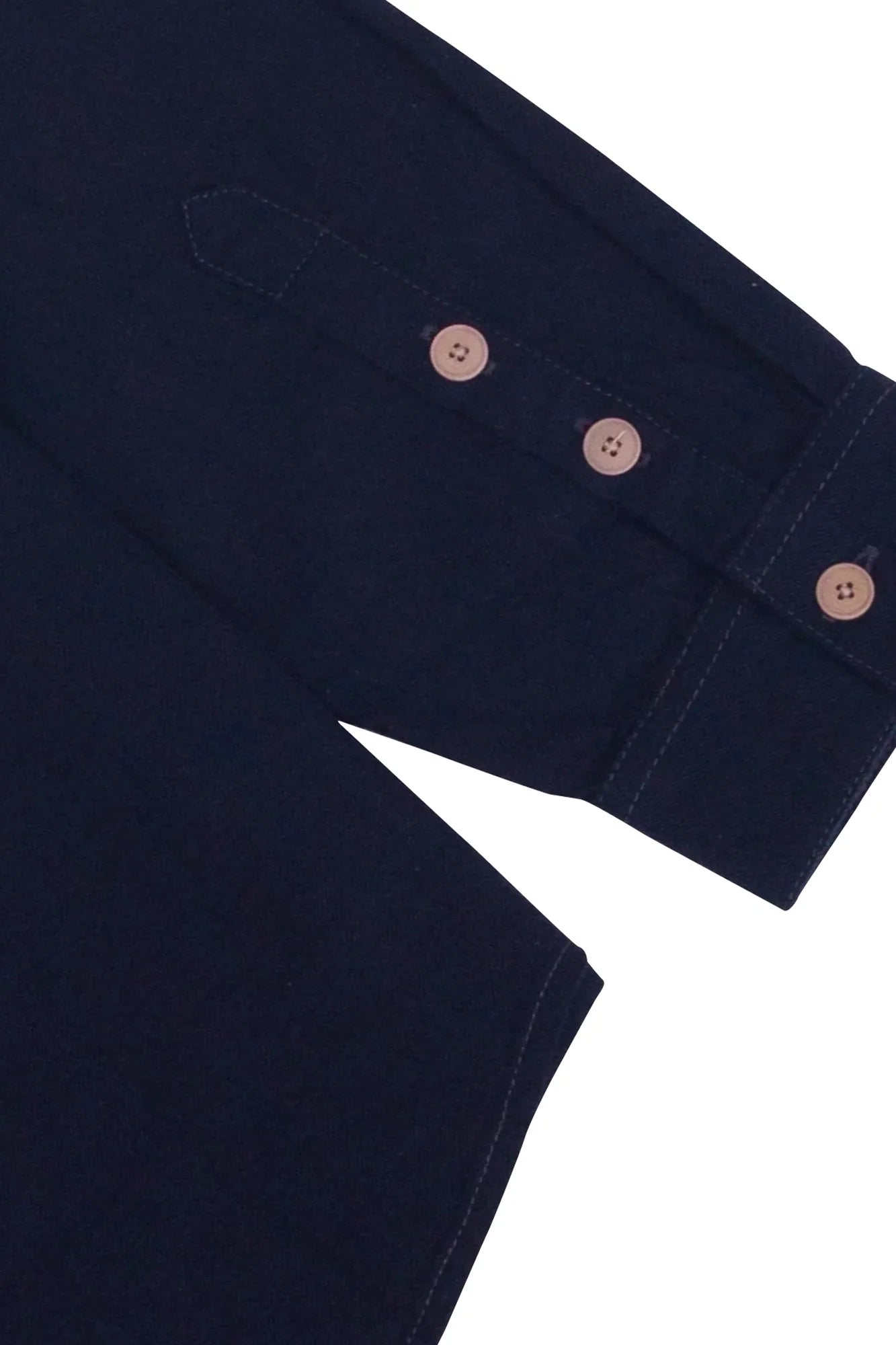 Folk Relaxed Fit Shirt Navy Flannel