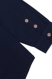 Folk Relaxed Fit Shirt Navy Flannel