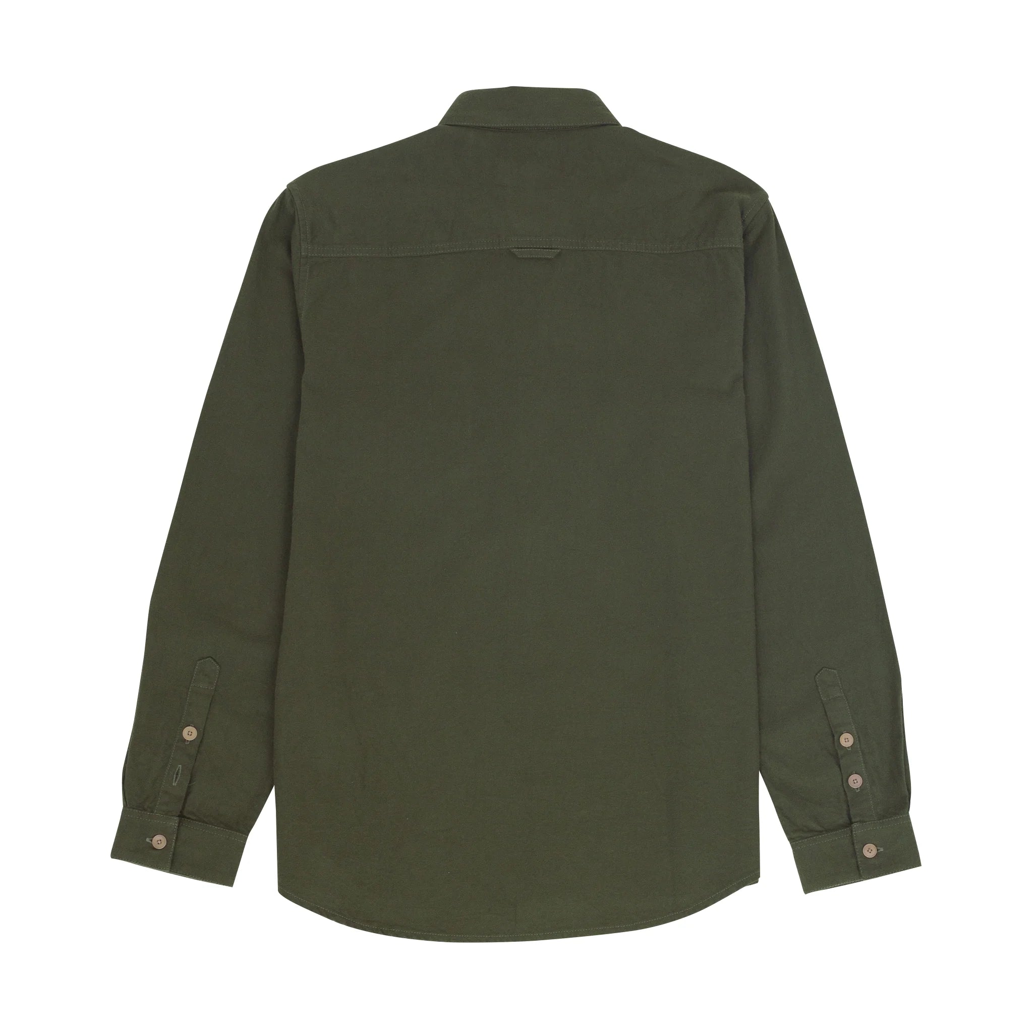 Folk Relaxed Fit Shirt Dark Sage Flannel