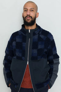 Folk Signal Fleece Blue Multi KG