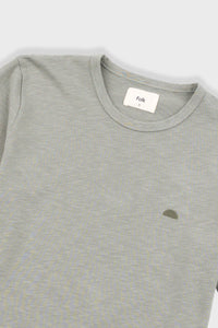 Folk Slub T Shirt Light Sage