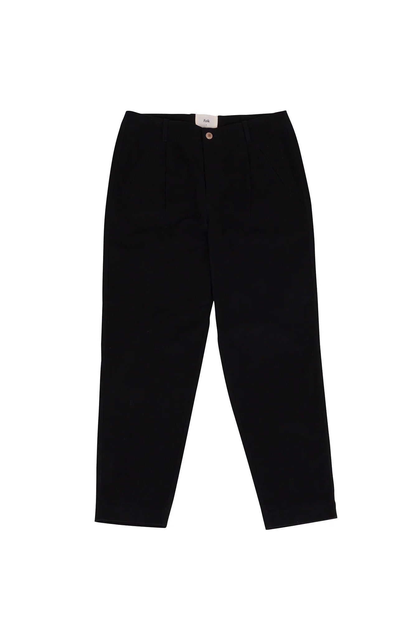Folk Assembly Pant Black Moleskin
