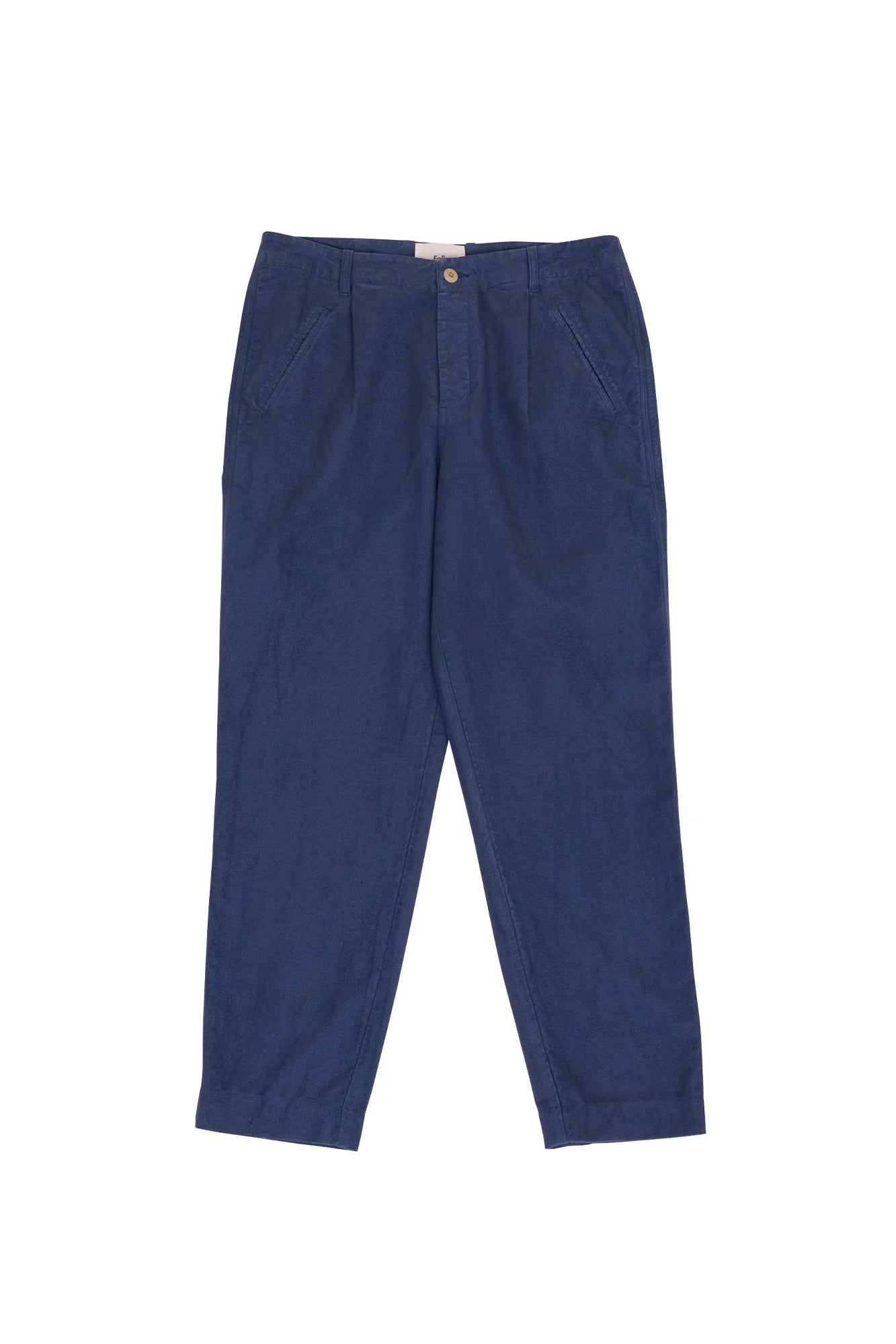 Folk Assembly Pant Steel Blue Moleskin