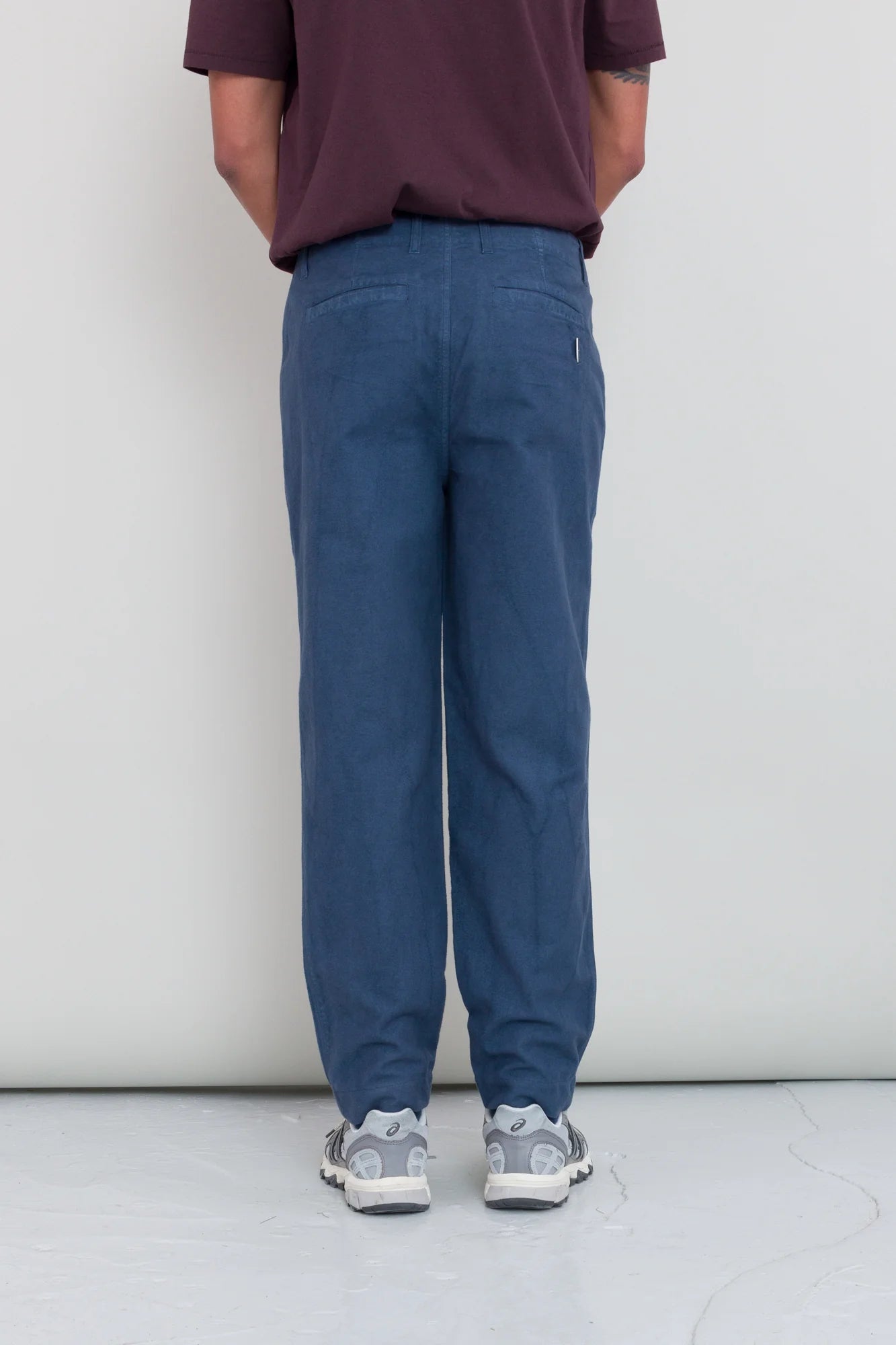 Folk Assembly Pant Steel Blue Moleskin