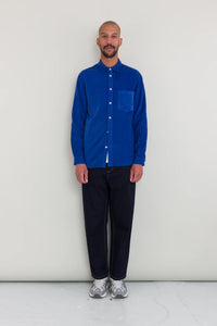 Folk Direction Babycord Shirt Bright Blue