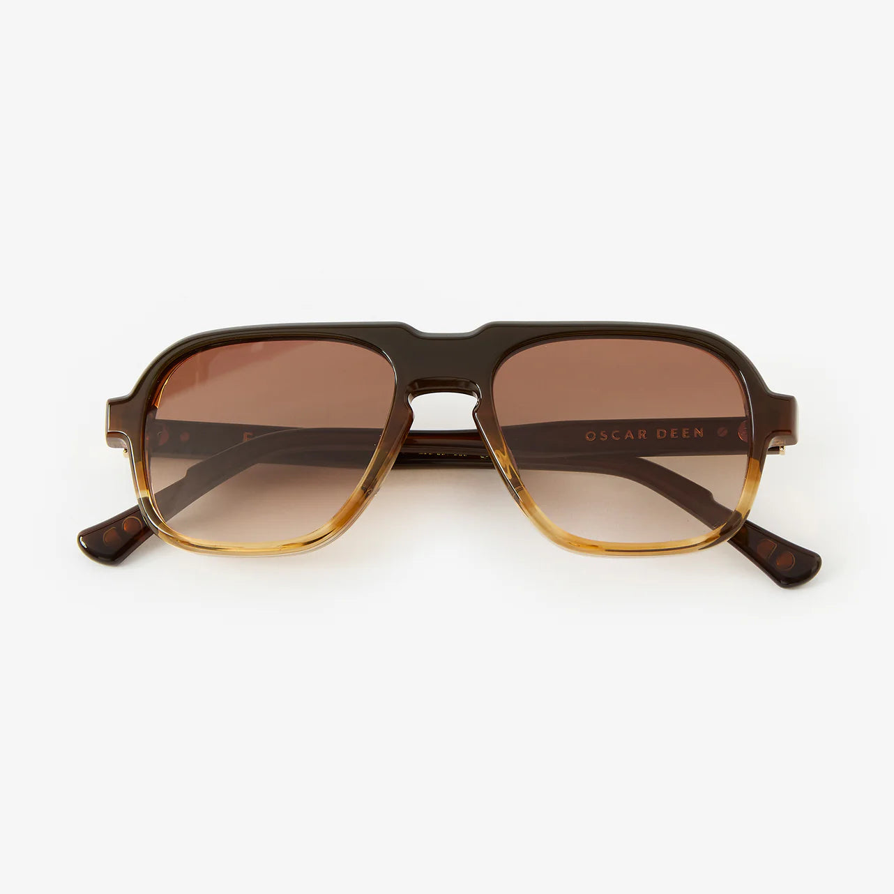 Oscar Deen Fraser Mocha Unisex Sunglasses
