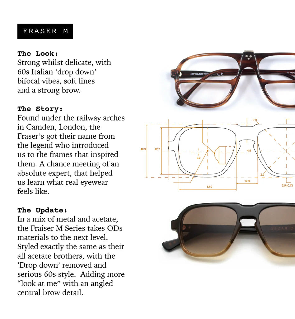 Oscar Deen Fraser Mocha Unisex Sunglasses