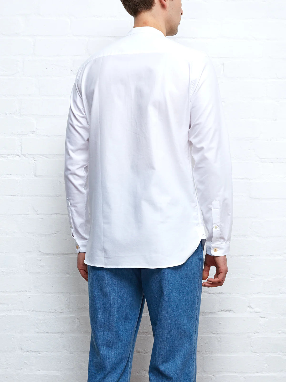 Oliver Spencer Grandad Shirt Brecon White