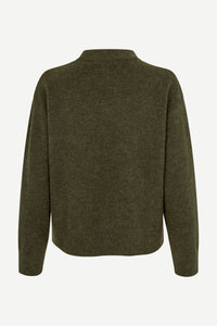 Samsoe Samsoe Anour o-n Sweater Deep Forest