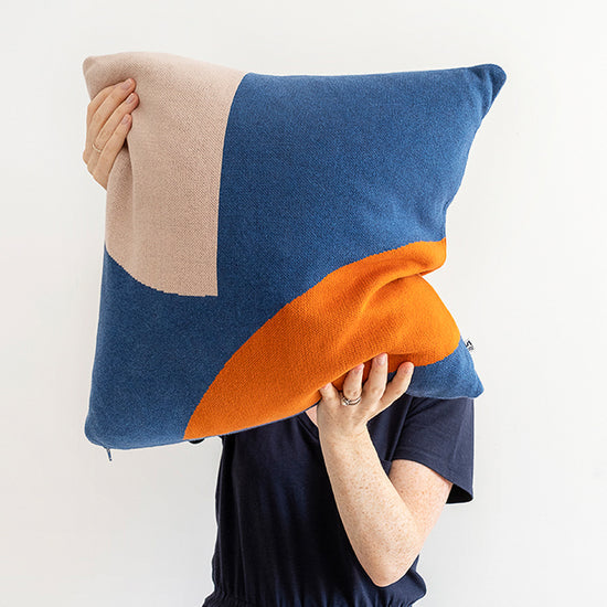 Sophie Home Ilo Cushion with Inner Navy