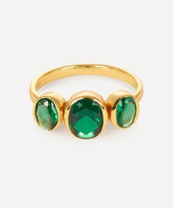 Shyla Isla Ring Emerald Green