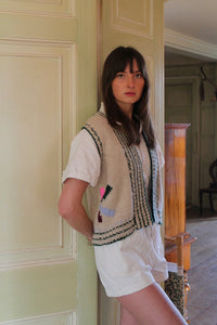 Nicky Dupont London Palma Sleeveless Cardigan