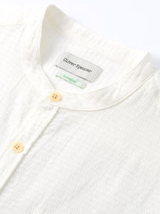 Oliver Spencer Grandad Shirt Haston Crem