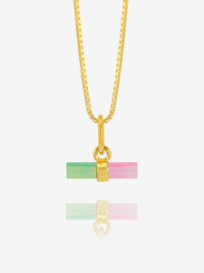 Rachel Jackson Mini Watermelon T Bar Necklace