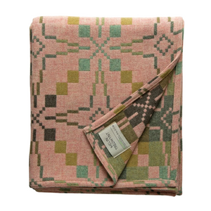 Melin Tregwynt Vintage Star Throw Blossom