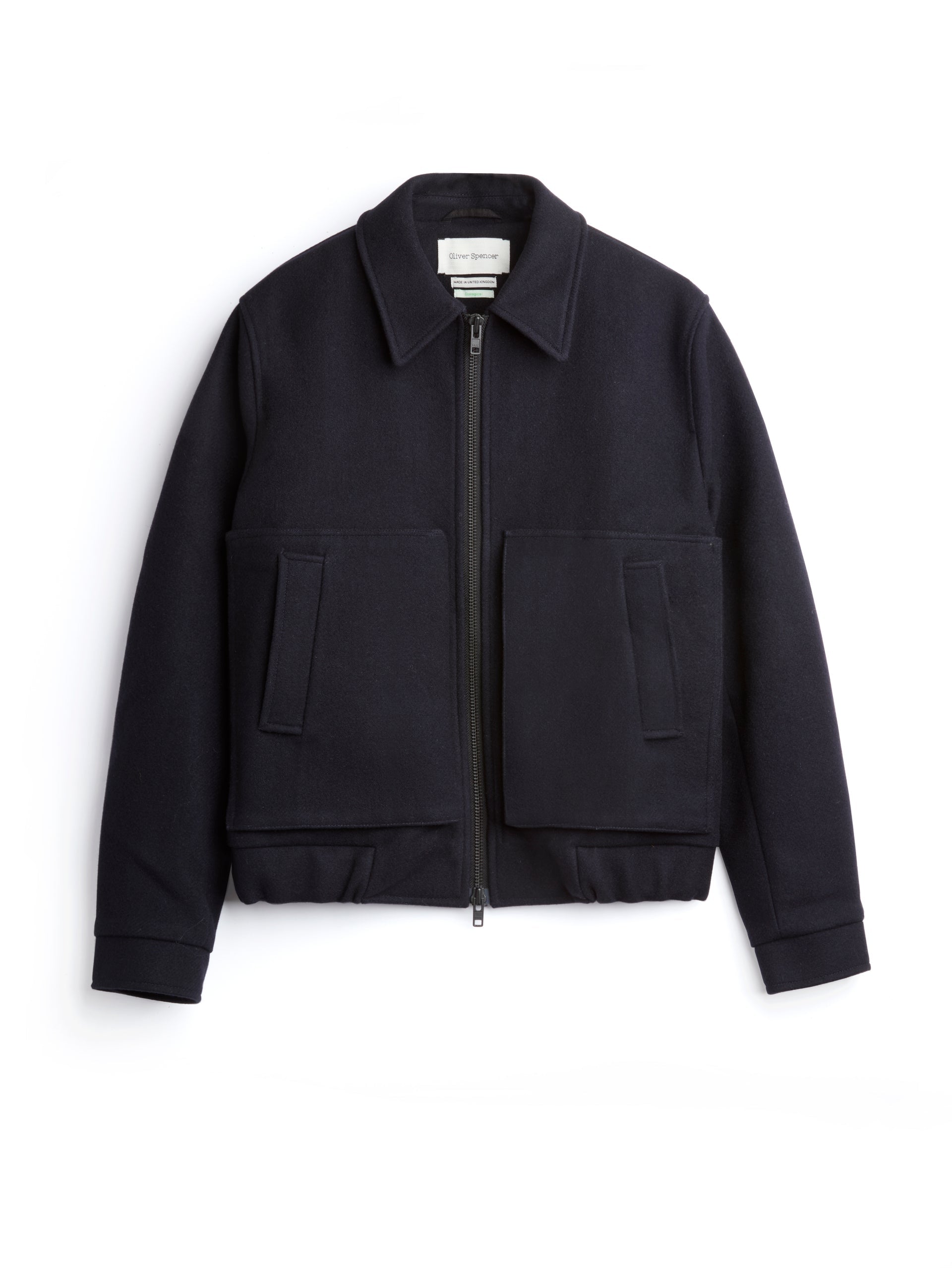 Oliver Spencer Arlington Bomber Jacket Mosedale Navy