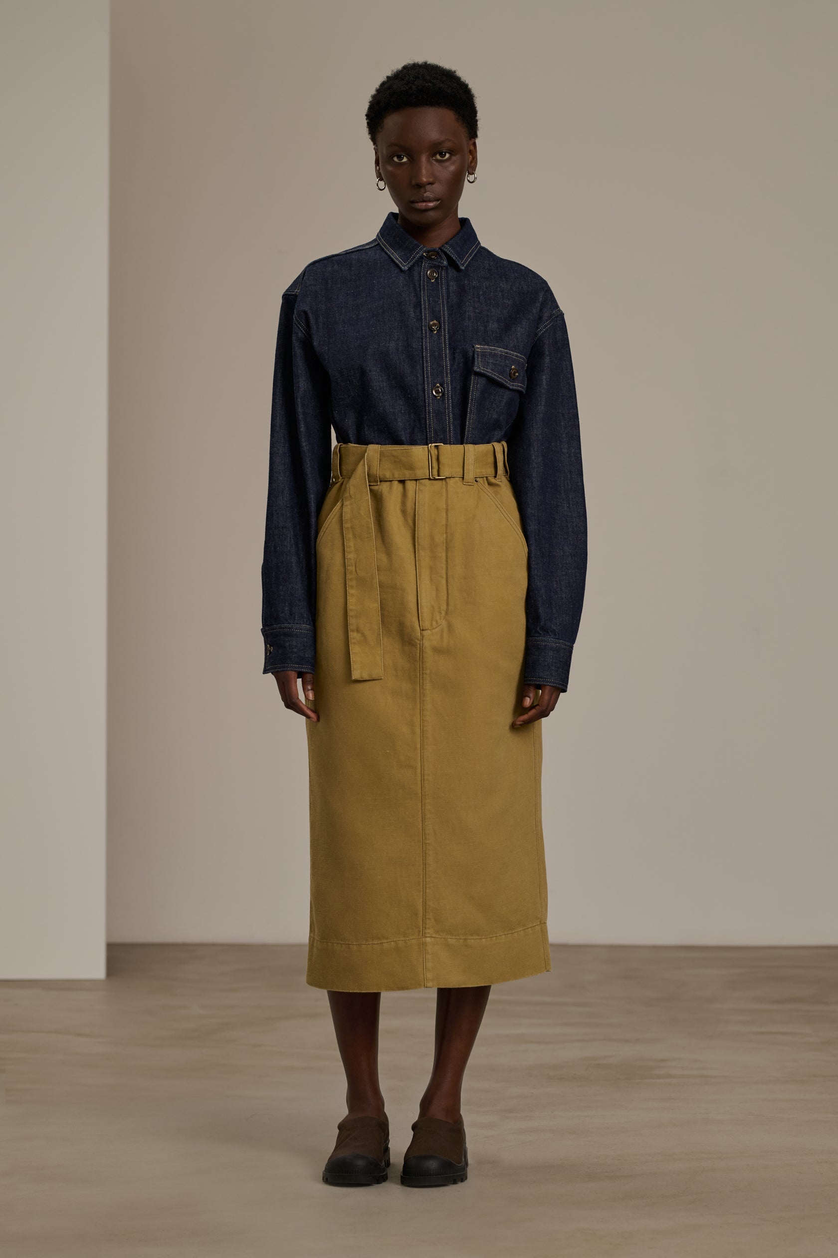 Soeur Clara Skirt Beige